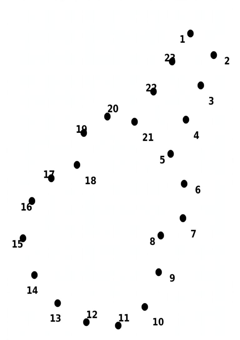 Guitar Dot-to-Dot Puzzle — Free Printable