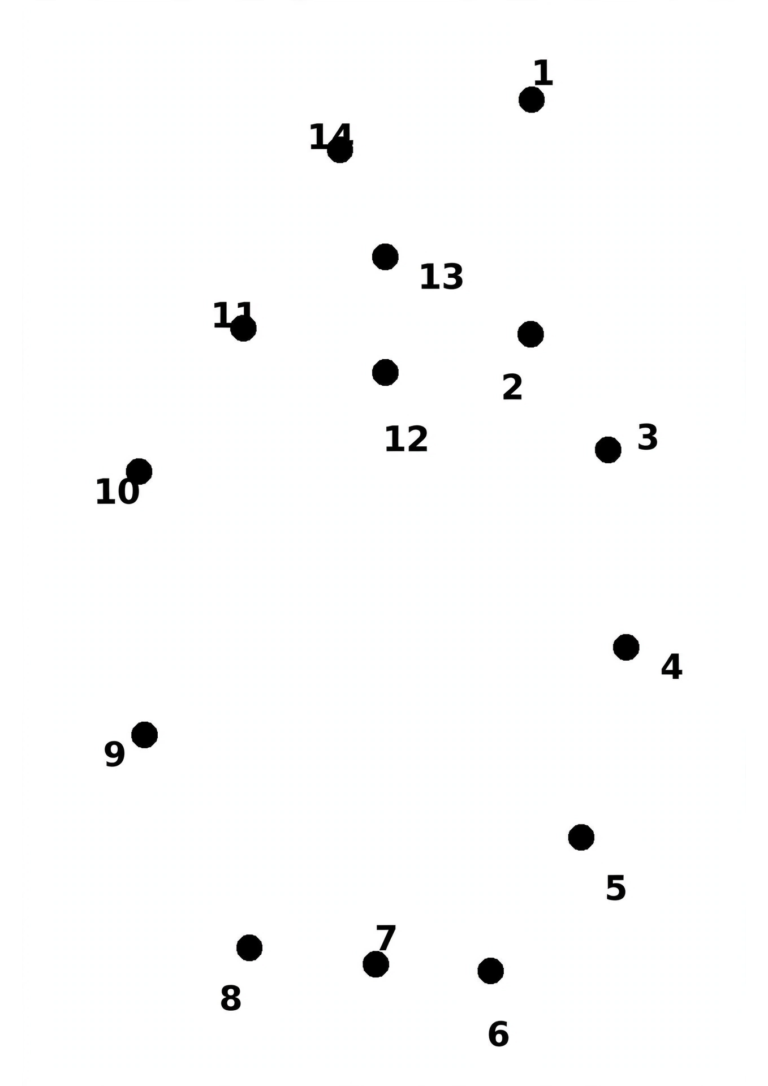 Apple Dot-to-Dot Puzzle — Free Printable