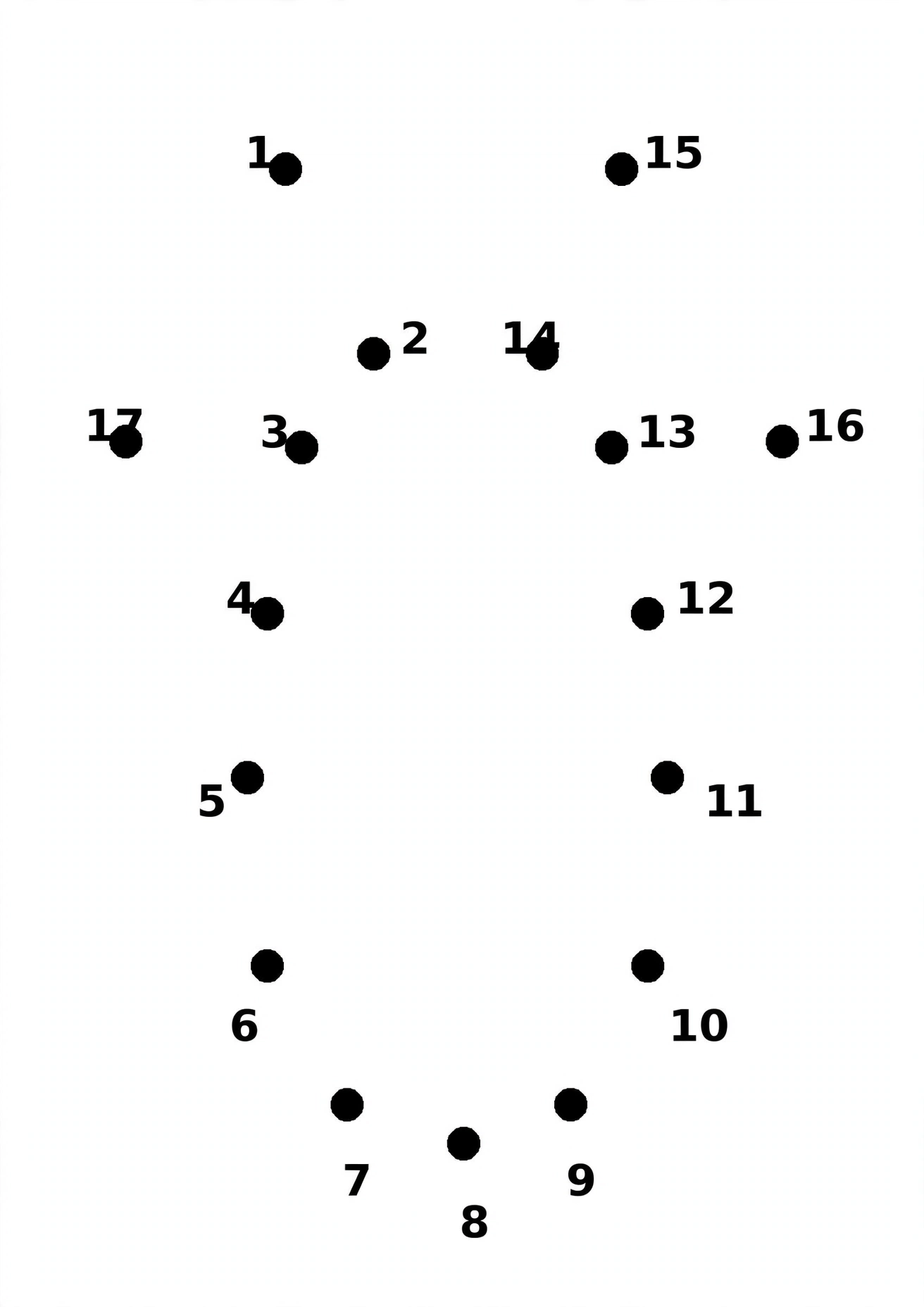 Cow dot-to-dot puzzle