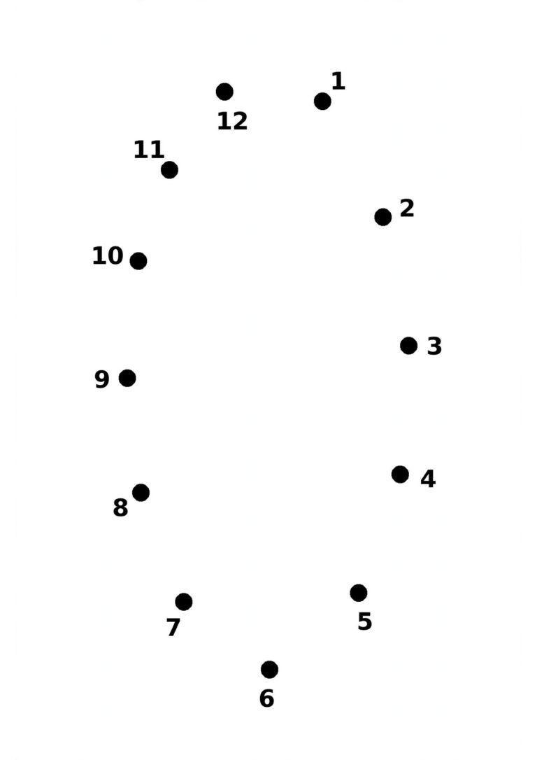 Heart Dot-to-Dot Puzzle — Free Printable