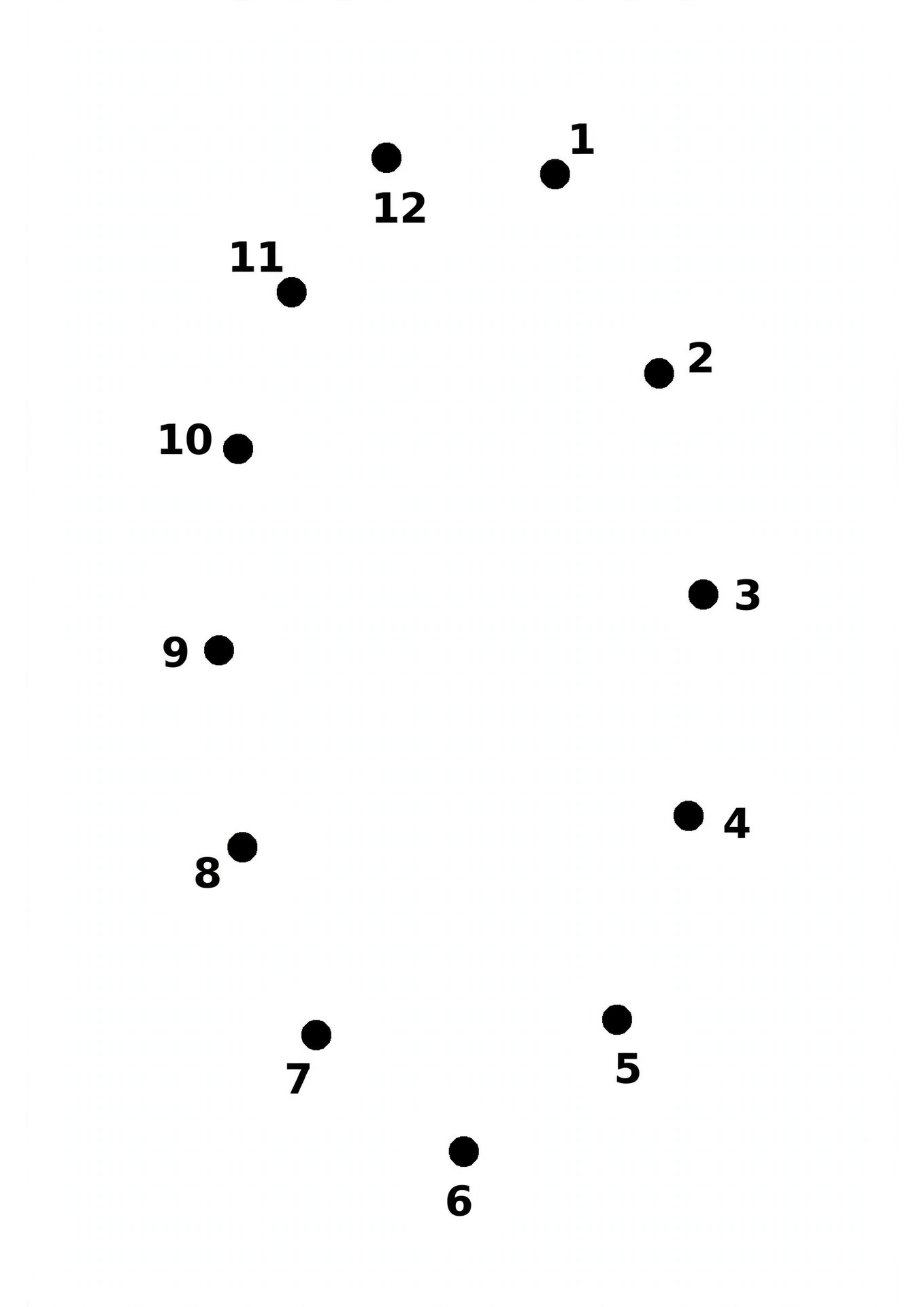 Heart dot-to-dot puzzle