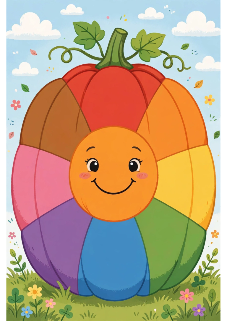 Pumpkin Color-by-Number 1–10 — Free Printable