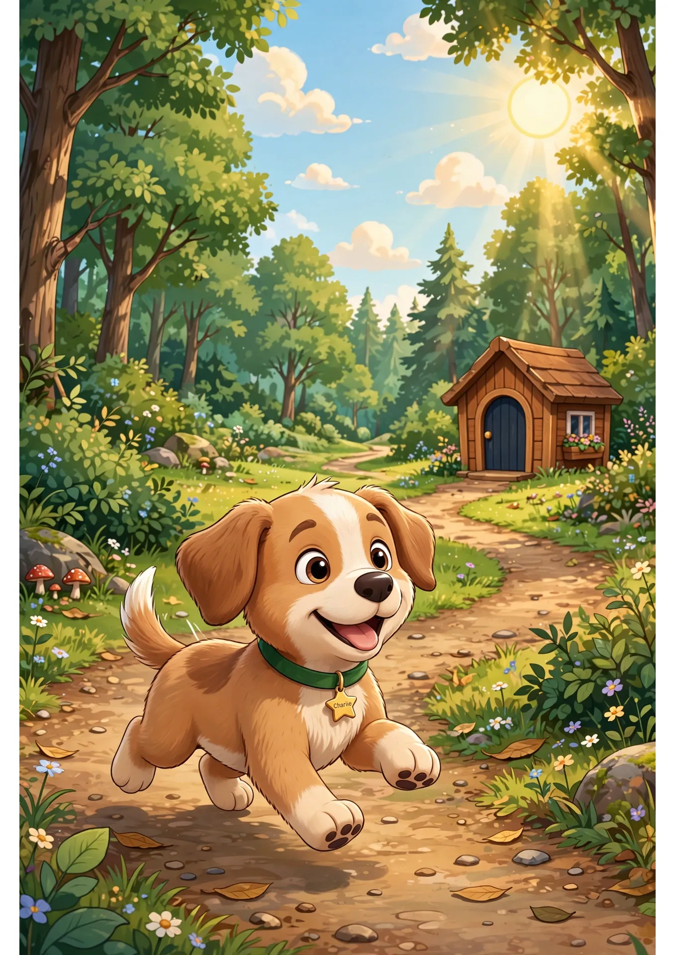 Charlie the Puppy Forest Medium Maze