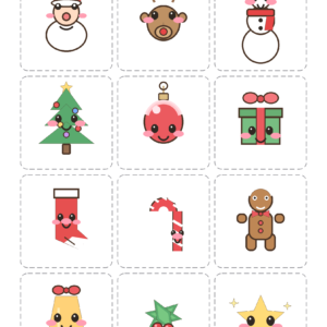 Christmas Sticker Sheet - Free Printable Stickers