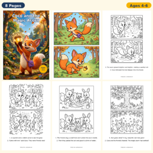 Coco and the Magic Acorn — Free Printable Pack