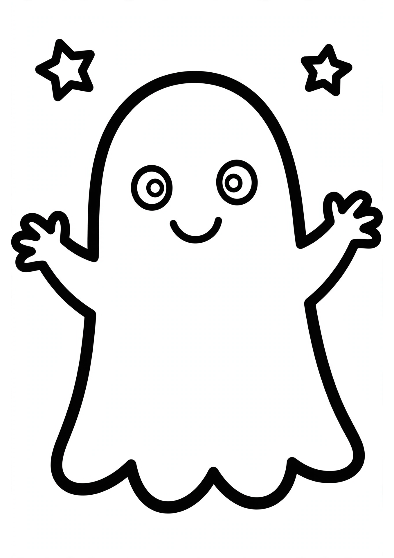 Jumbo Ghost coloring page