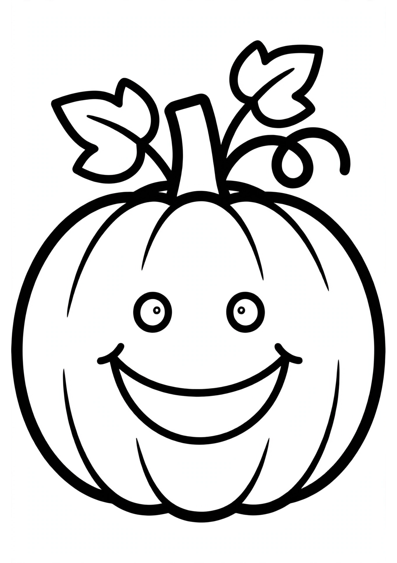 Jumbo Pumpkin coloring page