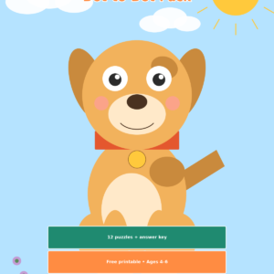 Happy Dog Dot-to-Dot Pack — Free Printable Pack