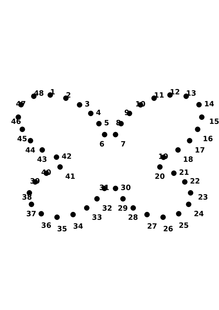 Butterfly Dot-to-Dot Puzzle