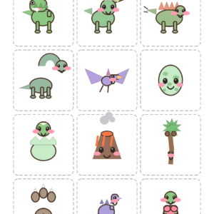 Dinosaur Sticker Sheet - Free Printable Stickers