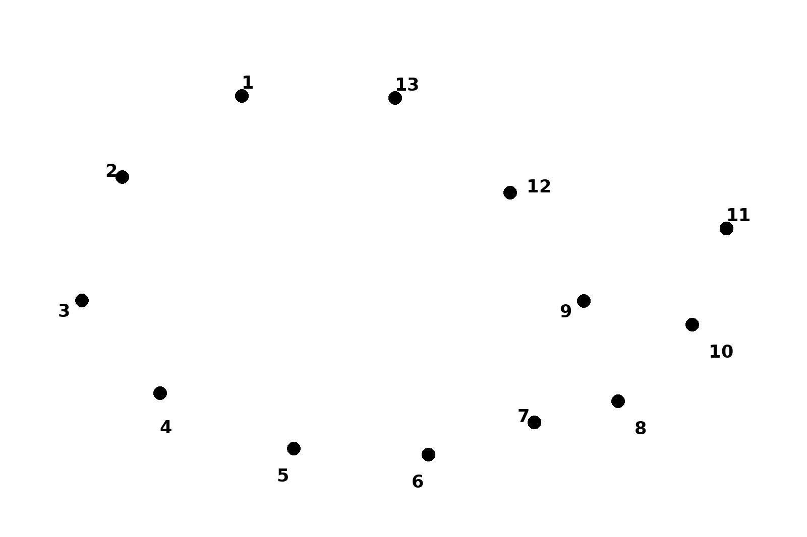 Whale dot-to-dot puzzle