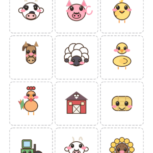 Farm Animal Sticker Sheet - Free Printable Stickers