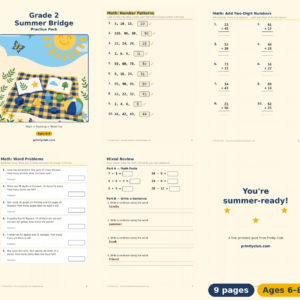 Grade 2 Summer Bridge Practice Pack — Free Printable Pack