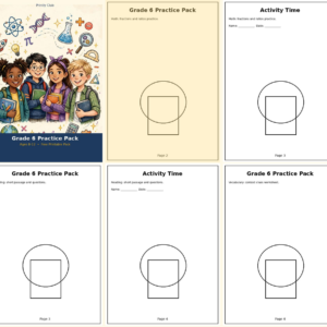 Grade 6 Practice Pack — Free Printable Pack