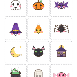 Halloween Sticker Sheet - Free Printable Stickers