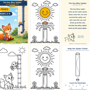 The Itsy Bitsy Spider — Free Printable Pack