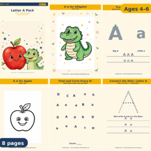 Letter A Pack — Free Printable Pack