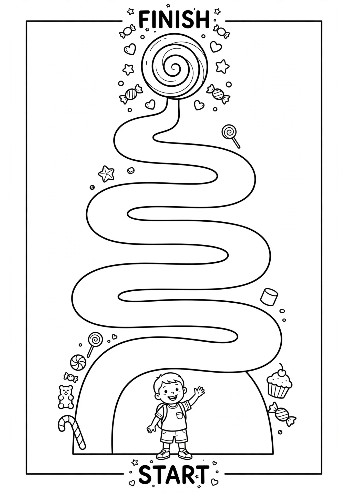 Lollipop Easy Maze