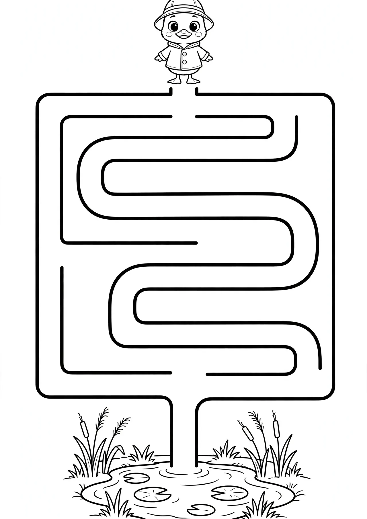 Tilly's pond easy maze