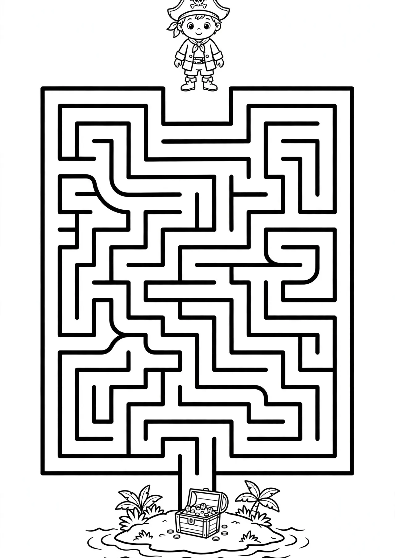 Pirate maze puzzle