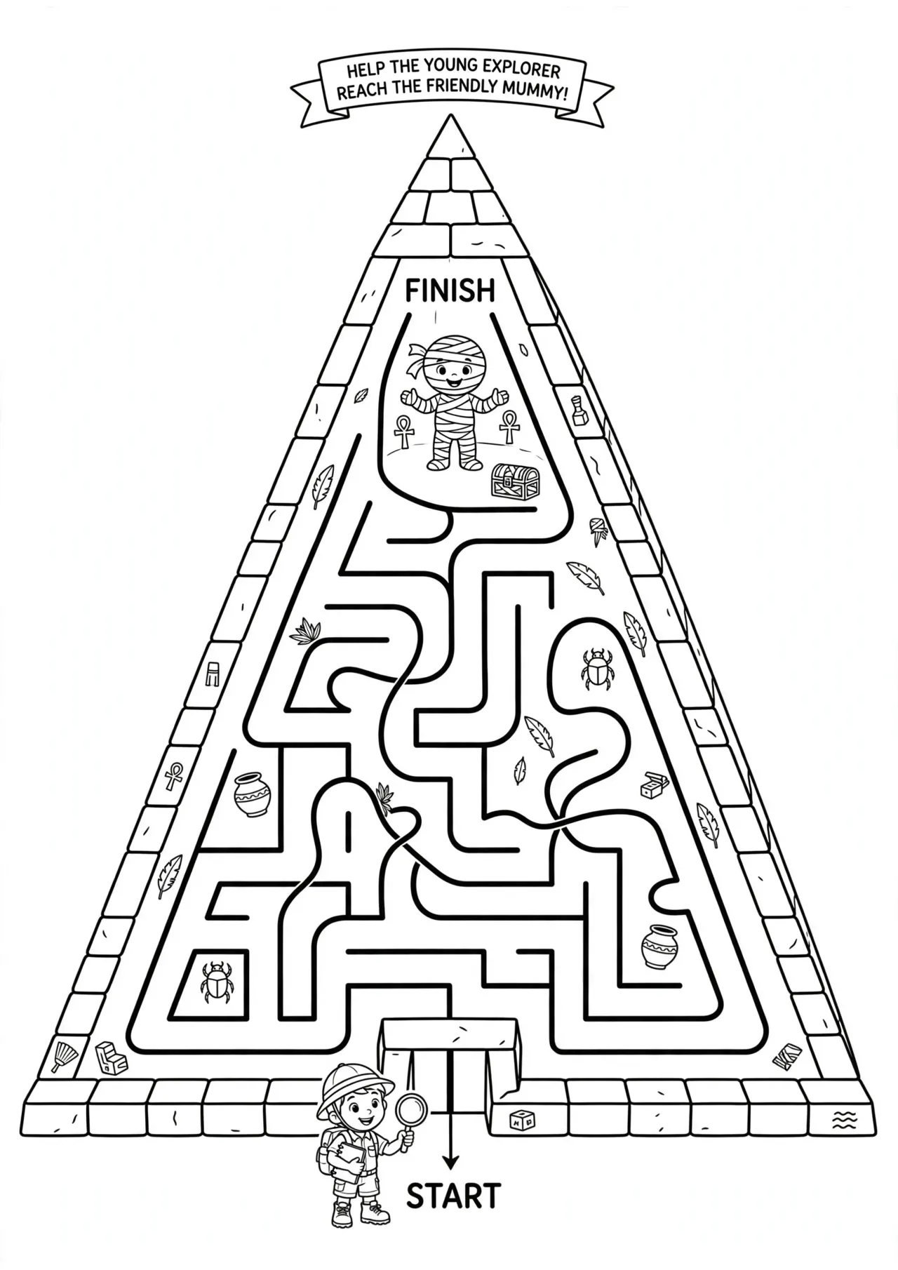 Mummy Medium Maze