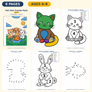 Pet Pals Puzzle Pack — Free Printable Pack