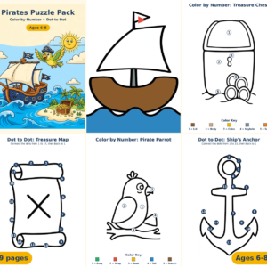 Pirates Puzzle Pack — Free Printable Pack