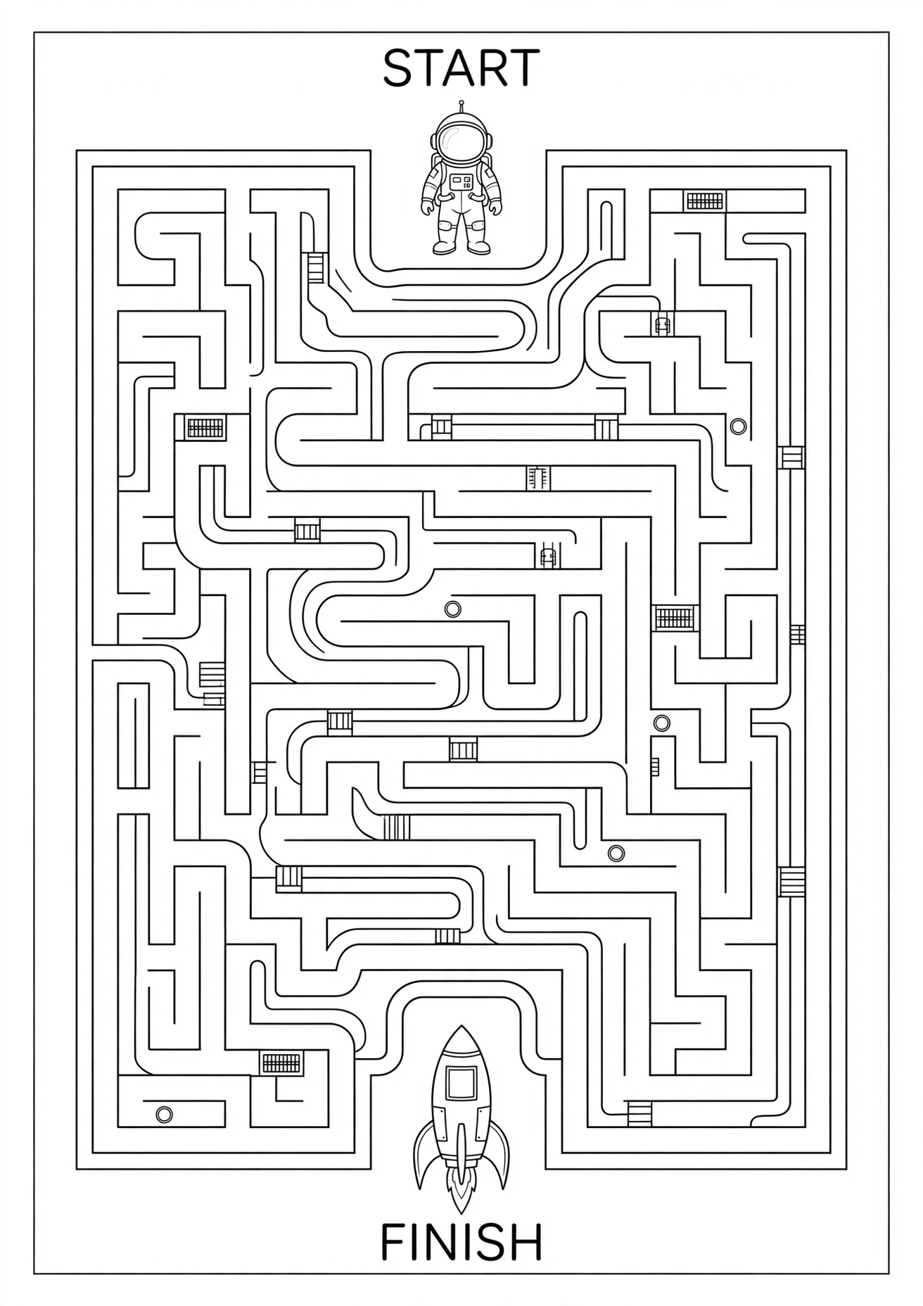Space Station Hard Maze