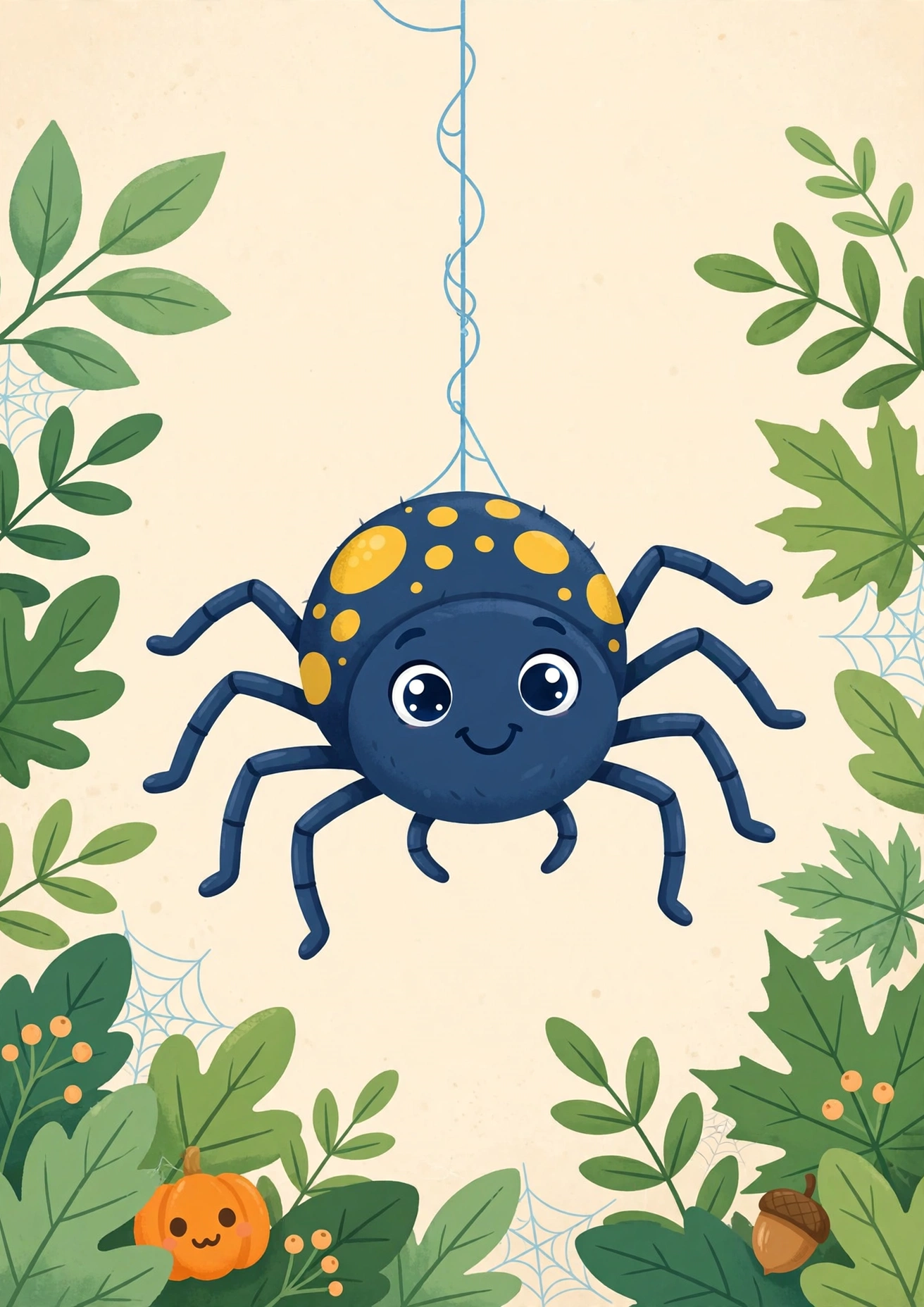 Spider Multiplication Color by Number