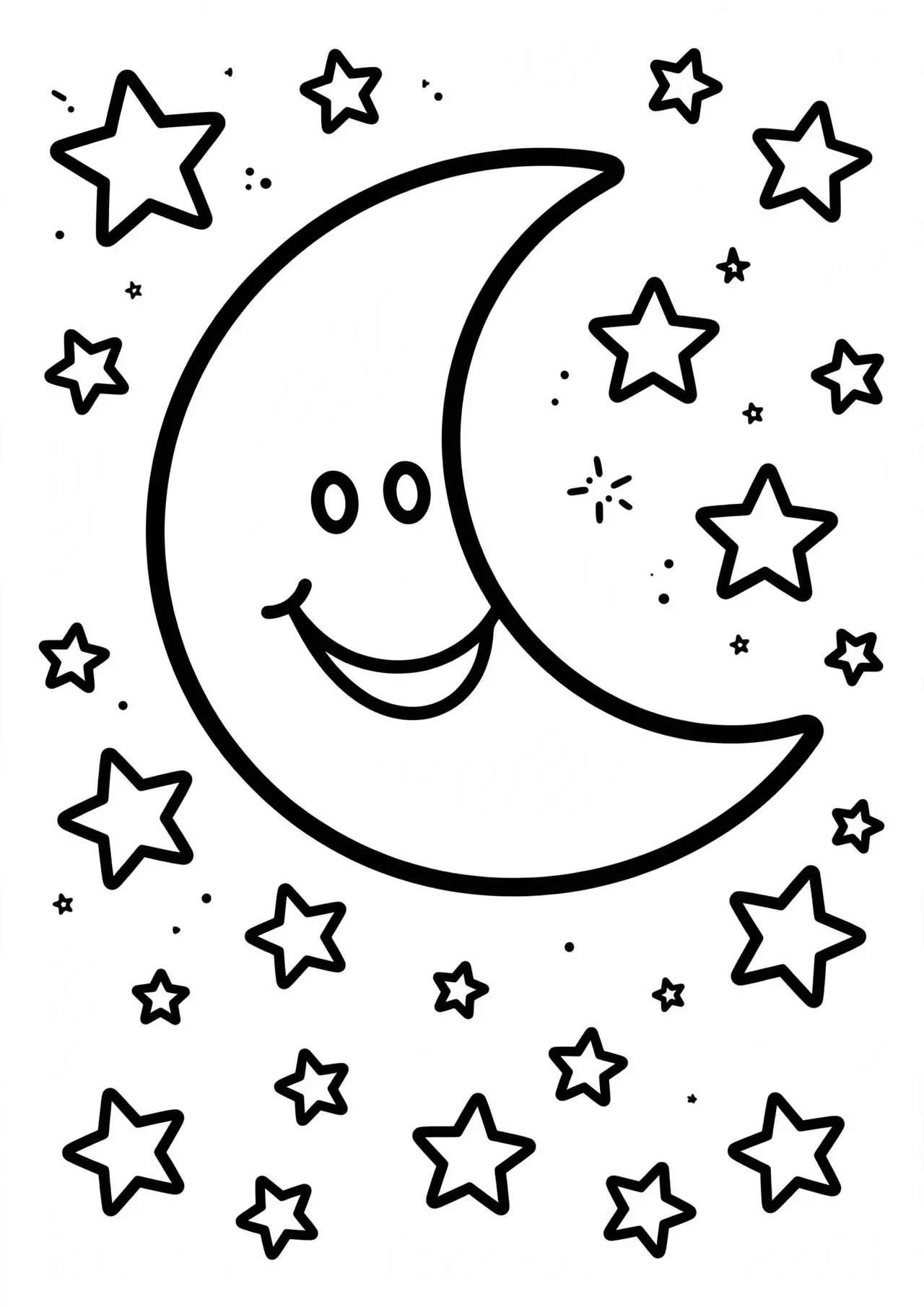 Twinkle Twinkle Little Star coloring page