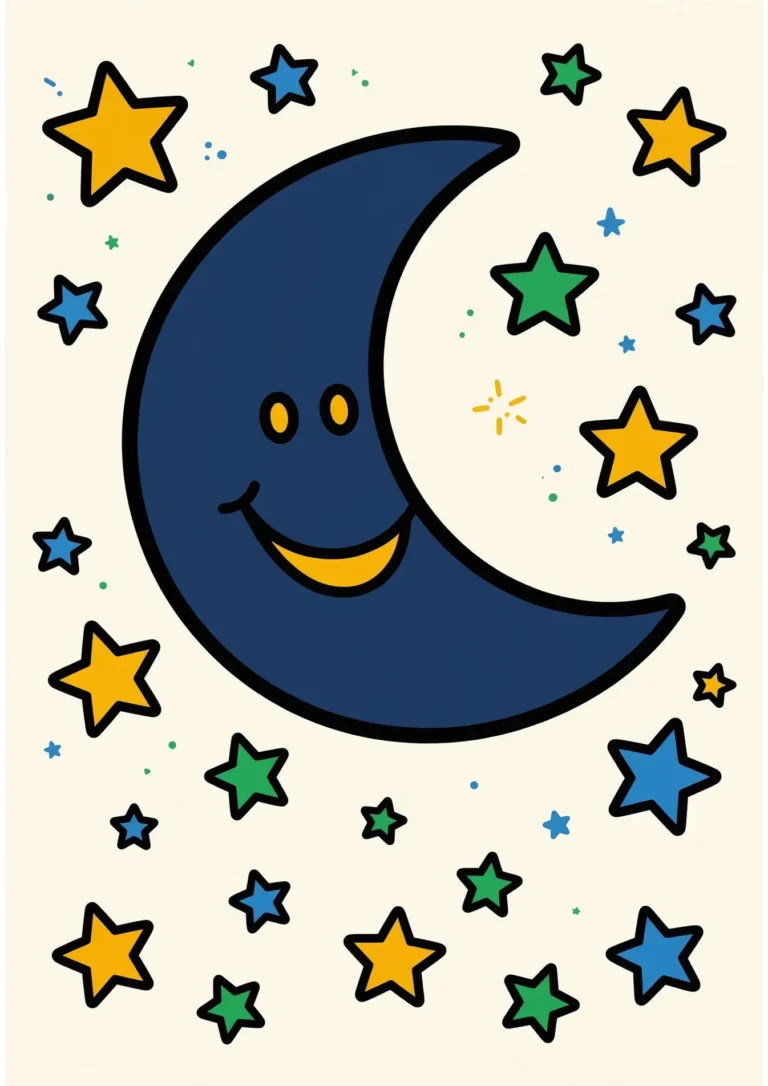 Twinkle Twinkle Little Star Coloring Page — Free Printable