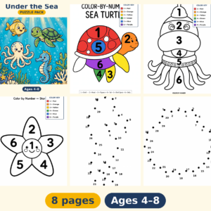 Under the Sea Puzzle Pack — Free Printable Pack