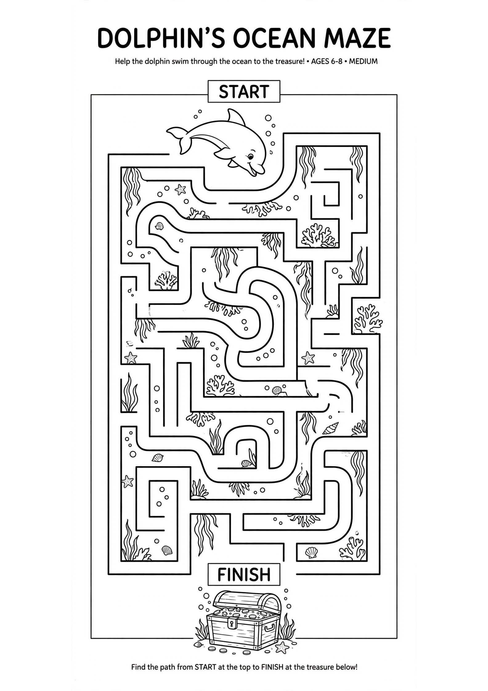 Dolphin Ocean Maze