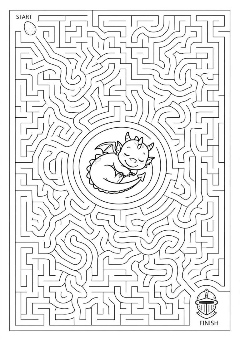 Baby Dragon Hard Maze
