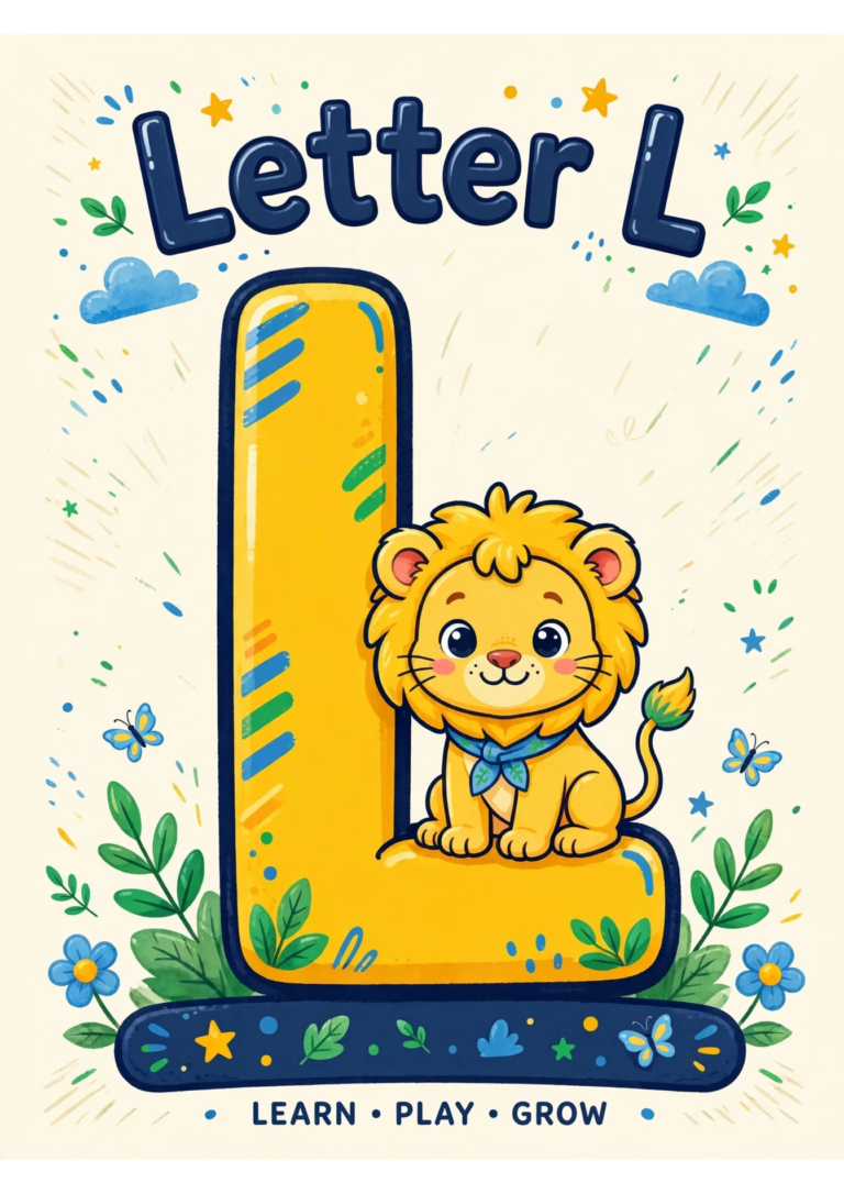 Letter L Tracing Worksheet — Free Printable